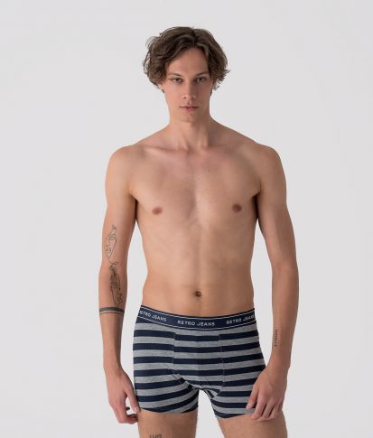 HAROLD STRIPES PACK TWO UNDERWEAR, MIXED