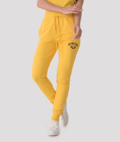 AJOWA PANTS JOGGING BOTTOM, YELLOW
