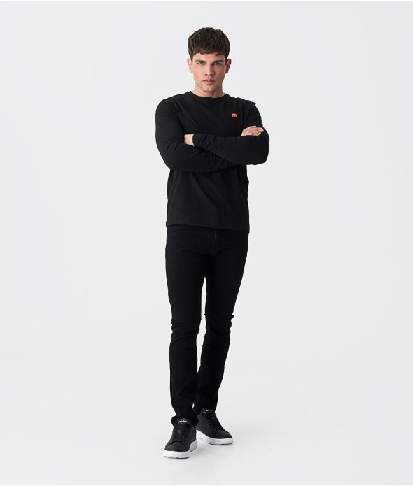 ZENIT LONG ROUND 20 L.S.TOP, BLACK