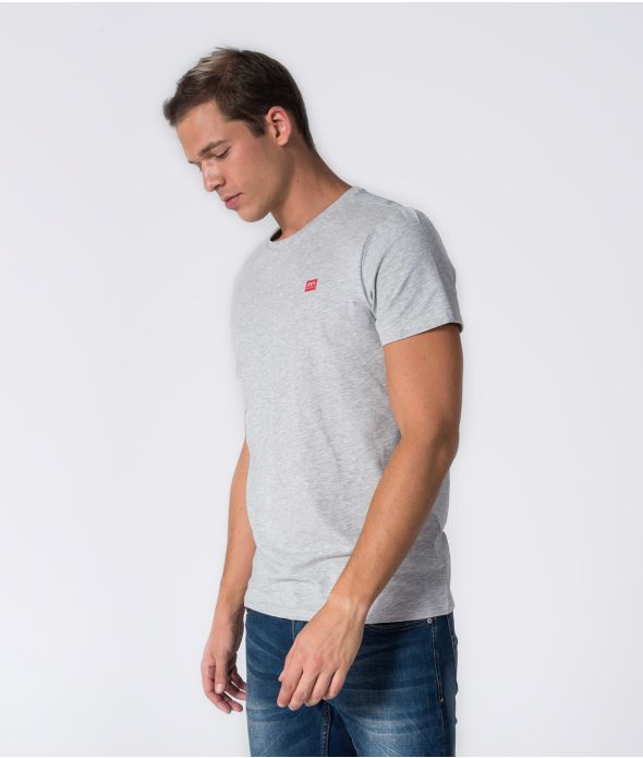 ZENIT ROUND 20 T-SHIRT, GREY MELANGE