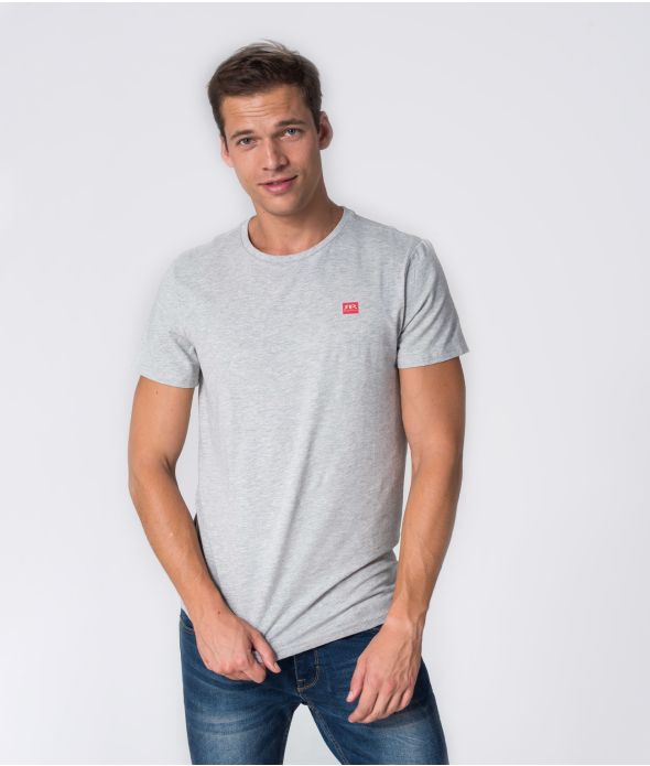 ZENIT ROUND 20 T-SHIRT, GREY MELANGE