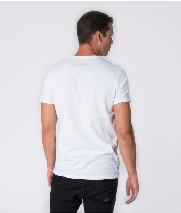 ZENIT ROUND 20 T-SHIRT, WHITE