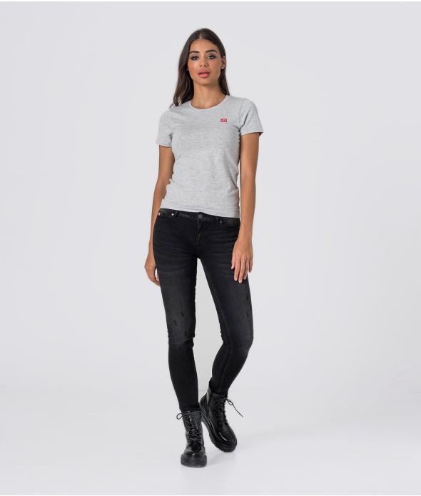 ZENIT ROUND W 20 T-SHIRT, GREY MELANGE