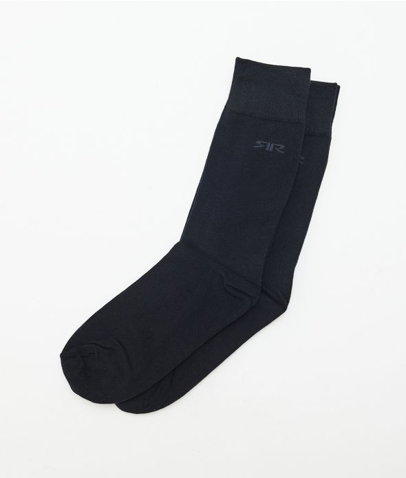 KIRK DOUBLE SOCKS, BLACK