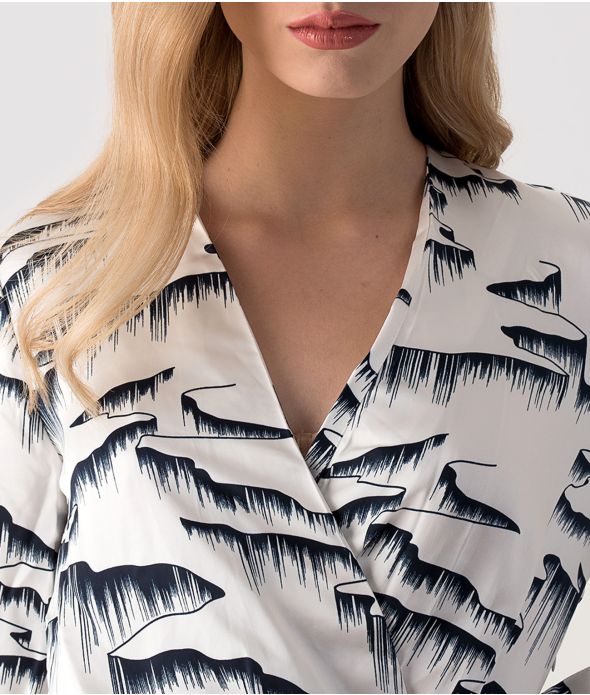 VERA DRESS, OVERPRINTED