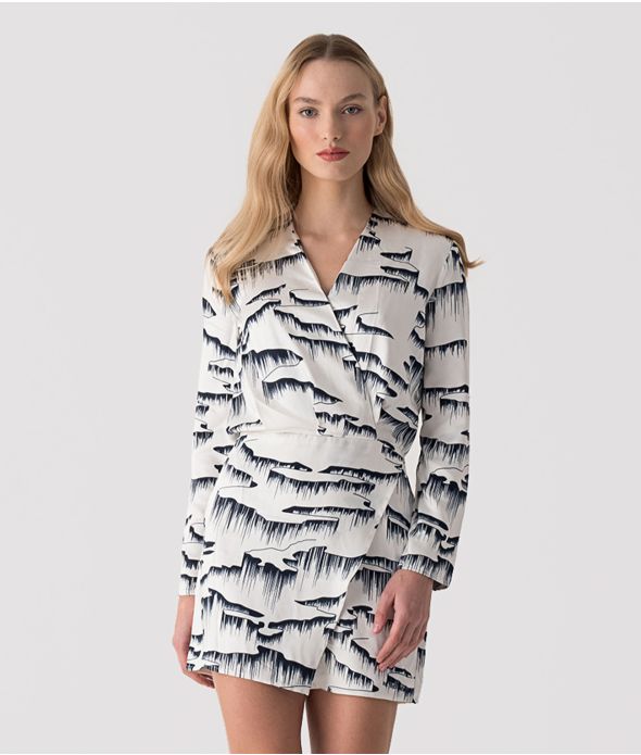 VERA DRESS, OVERPRINTED