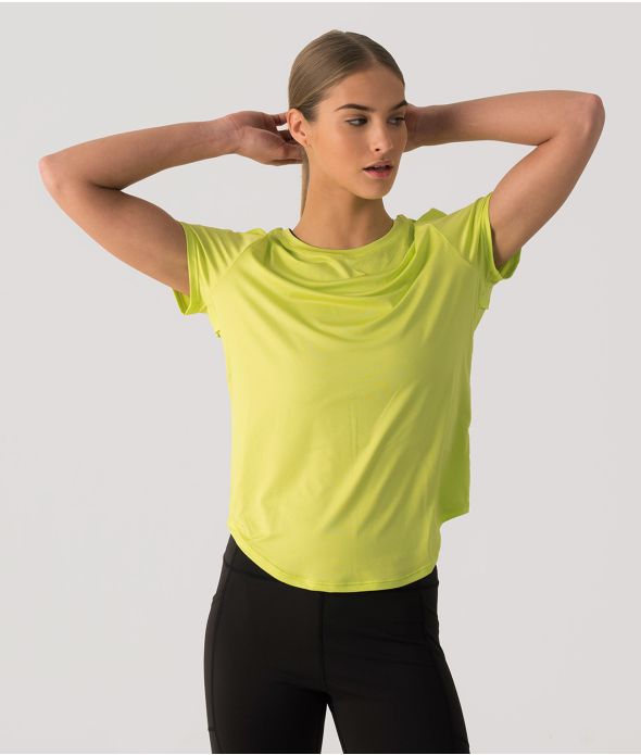 HETTY T-SHIRT, NEON GREEN