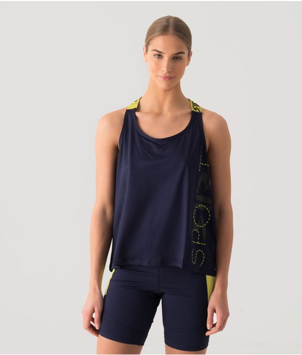 TAMMI TANK TOP, DARK BLUE