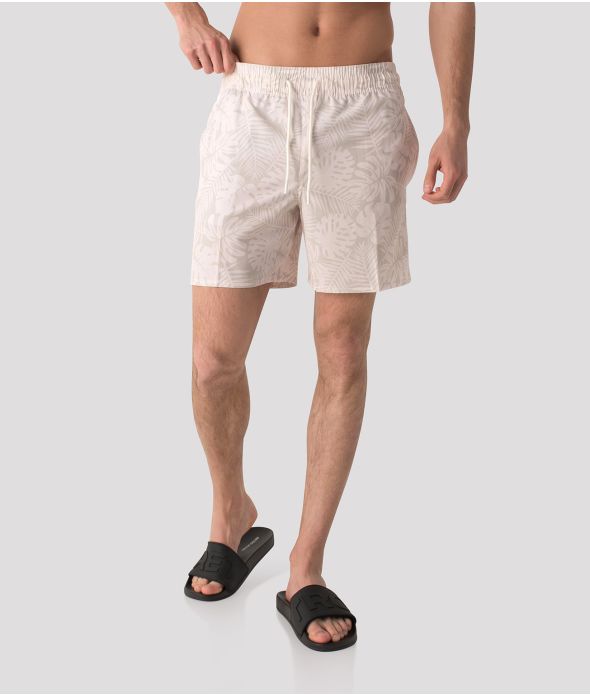 SANIBEL BEACHWEAR, OVERPRINTED WHITE