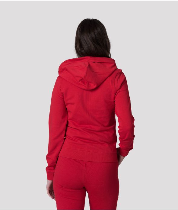 ANNA OUT NŐI CIPZÁROS MELEGÍTŐ PULÓVER, PIROS