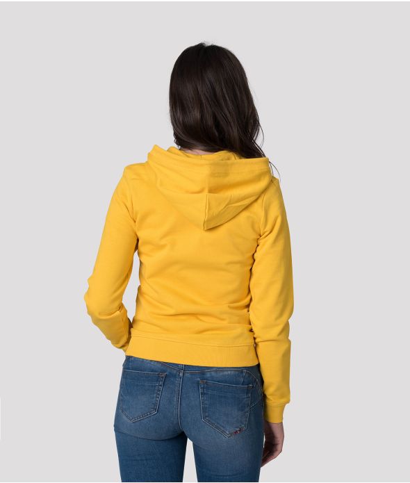 ANNA OUT NŐI CIPZÁROS MELEGÍTŐ PULÓVER, SÁRGA