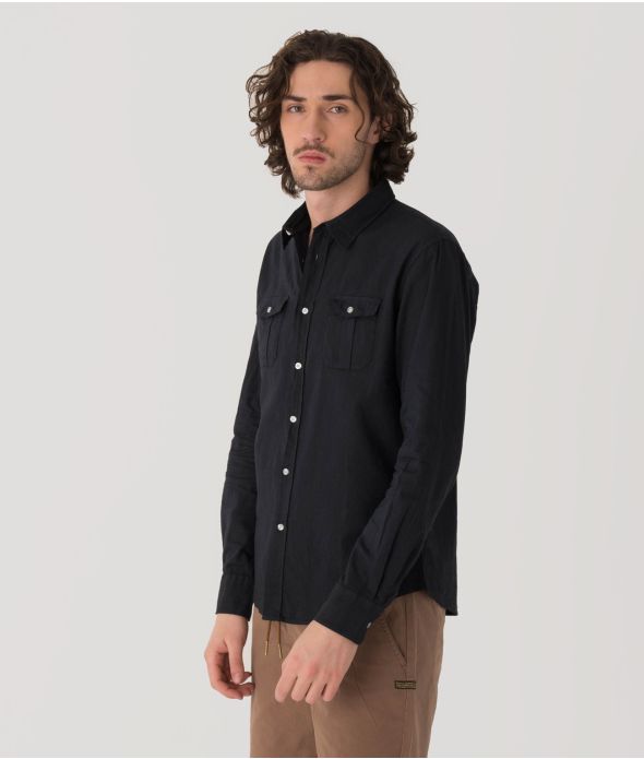 ELIAS SHIRT, DARK BLUE