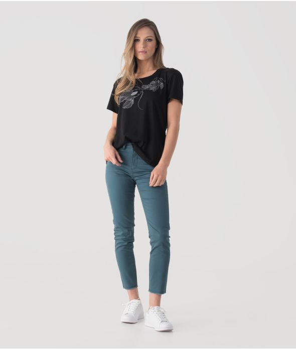 KOI FASHION TOP, BLACK