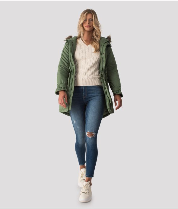 LIANA22 NŐI DZSEKI, KHAKI