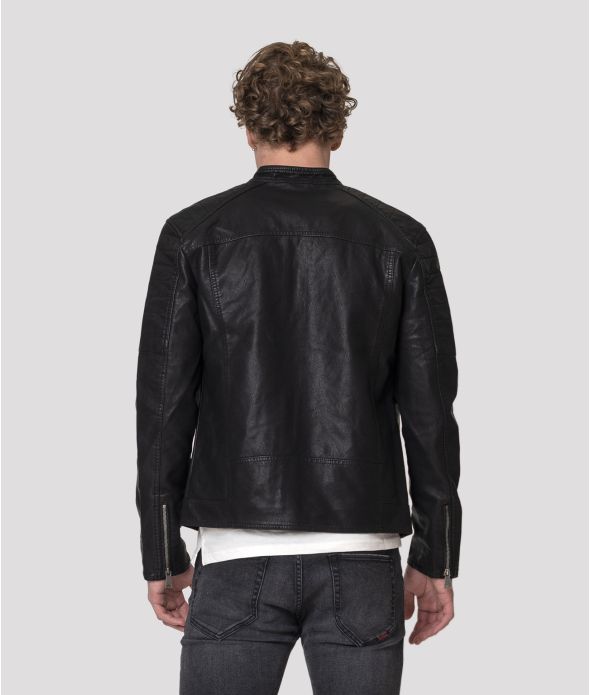 NEW VERTIGO FÉRFI DZSEKI, FEKETE