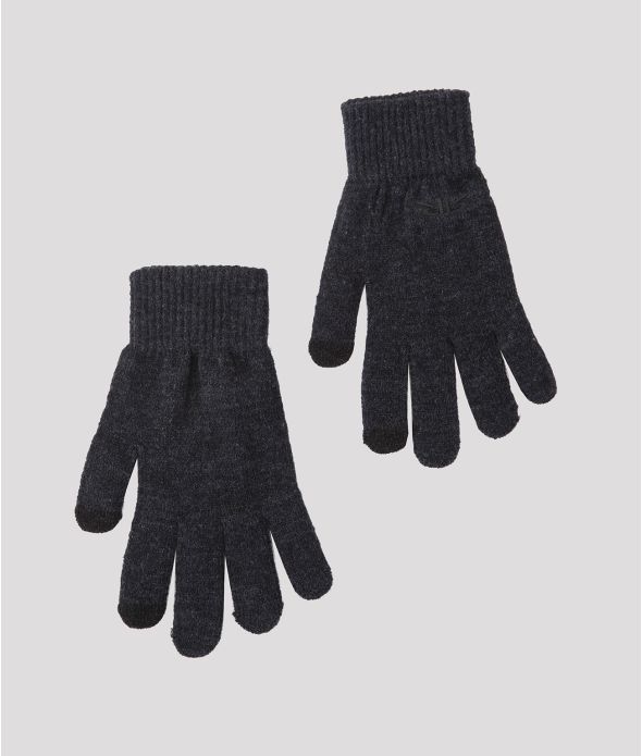 CEDRIC GLOVES, DARK GRAY MELANGE