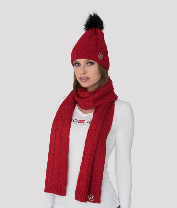 PEYTON SCARF, RED