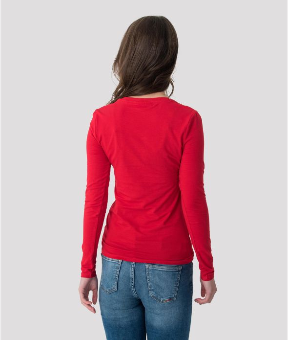 ELIZABETH LONG V L.S.TOP, RED