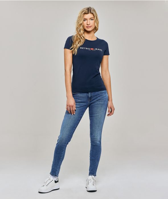GIANNA T-SHIRT, DARK BLUE