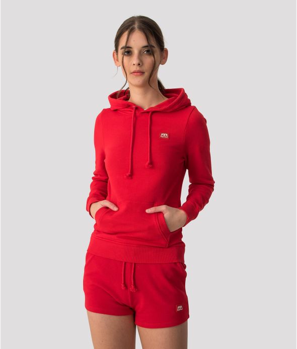 MYANNA JOGGING TOP, RED