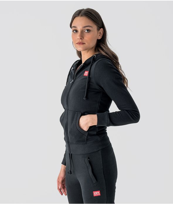 MYANNA CIPZÁRAS MELEGÍTŐFELSŐ, FEKETE