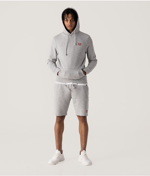 EDON HOODIE JOGGING TOP, GREY MELANGE