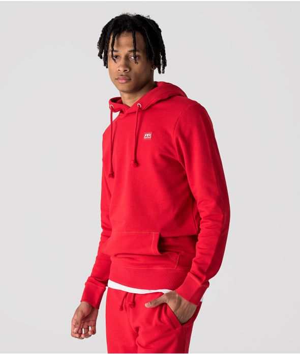 EDON FÉRFI KAPUCNIS PULÓVER, PIROS