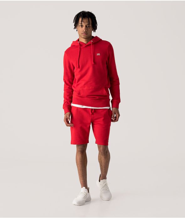 EDON FÉRFI KAPUCNIS PULÓVER, PIROS