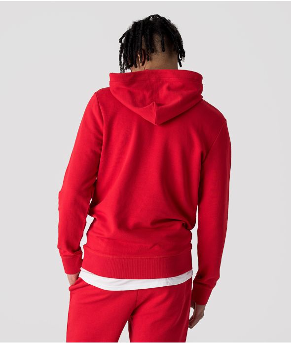 EDON FÉRFI KAPUCNIS PULÓVER, PIROS