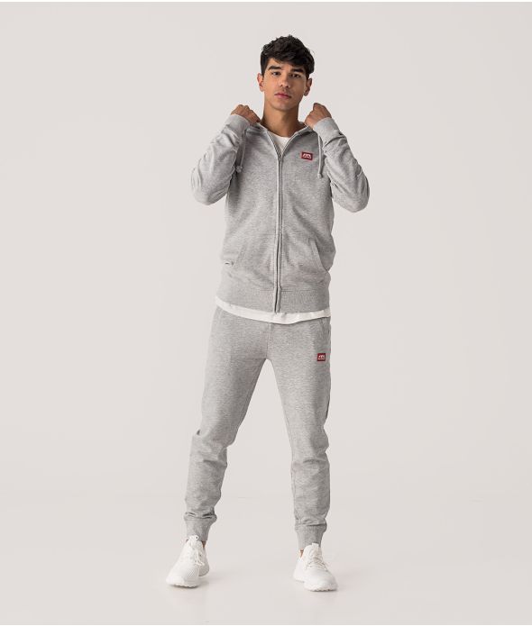 EDON FÉRFI CIPZÁROS KAPUCNIS PULÓVER, SZÜRKE