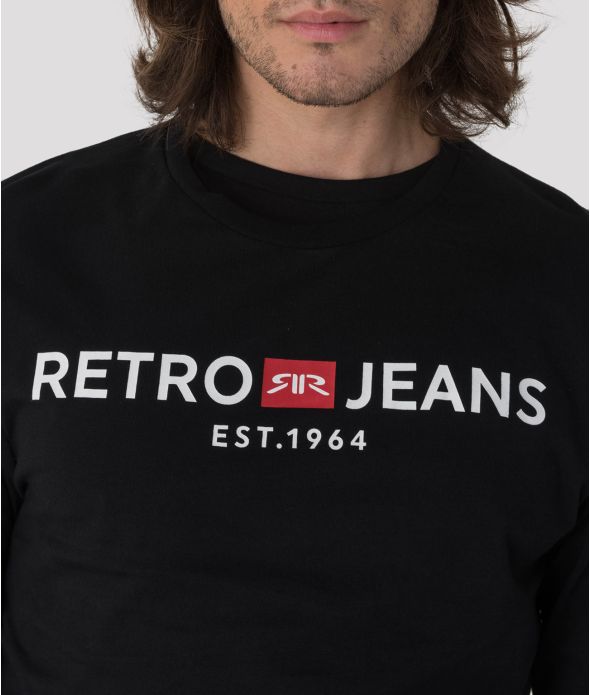 ENOS 21 LONG SLEEVE L.S.TOP, BLACK