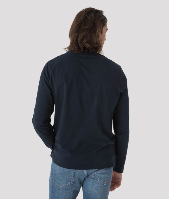 ENOS 21 LONG SLEEVE L.S.TOP, DARK BLUE