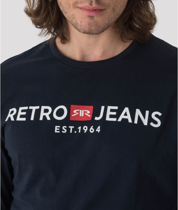 ENOS 21 LONG SLEEVE L.S.TOP, DARK BLUE