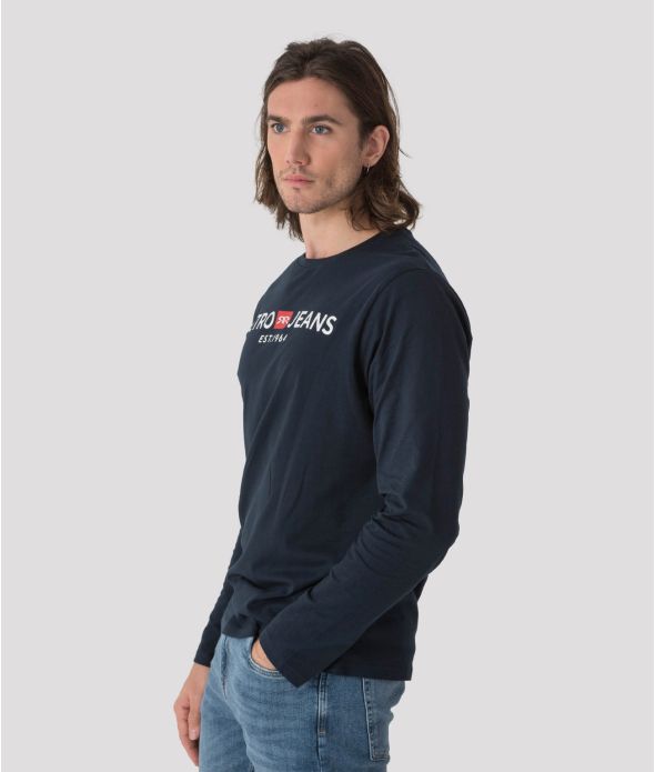 ENOS 21 LONG SLEEVE L.S.TOP, DARK BLUE