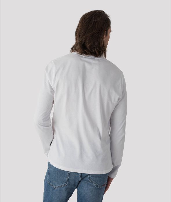 ENOS 21 LONG SLEEVE L.S.TOP, WHITE