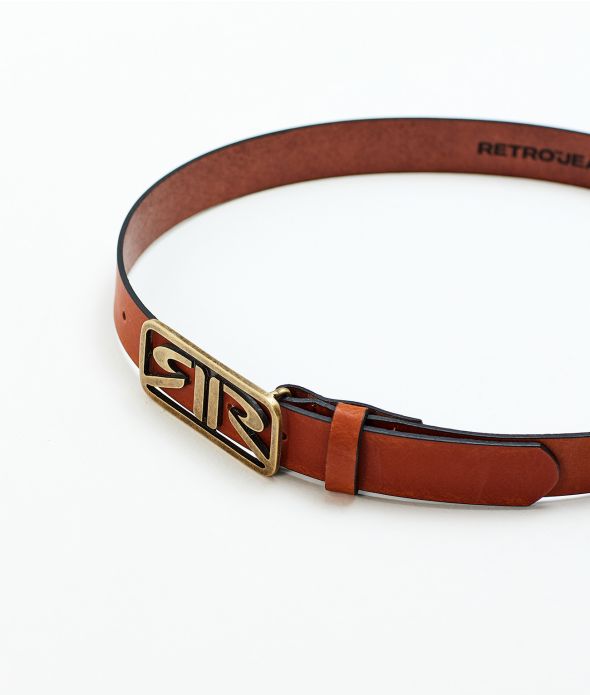 AMBONI BELT, MID BROWN