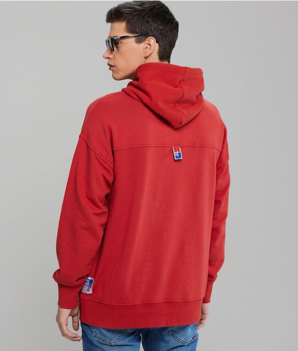 MAGURA HOODIE JOGGING TOP, RED