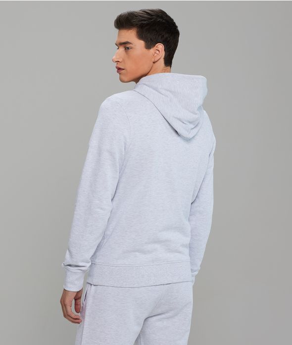 GARRET HOODIE JOGGING TOP, OFFWHITE MELANGE