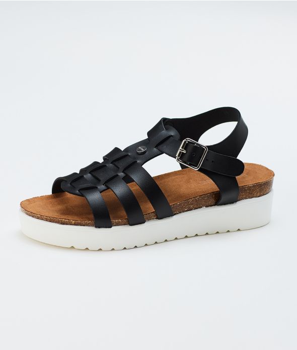 LILIAN 23 SANDAL, BLACK