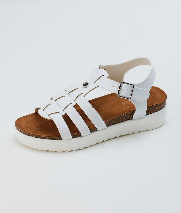 LILIAN 23 SANDAL, WHITE