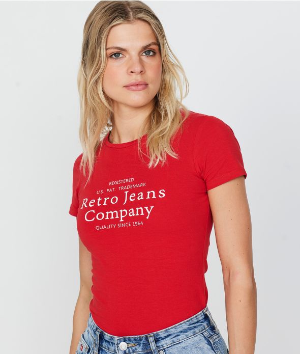 NYLAH T-SHIRT, RED