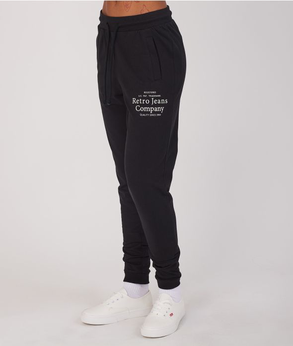 NYLAH P JOGGING BOTTOM, BLACK