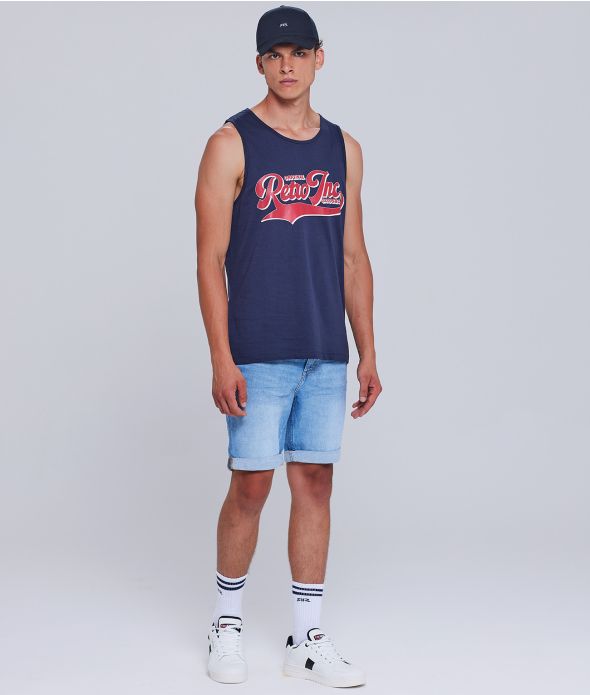 BRONX TANK TOP, DARK BLUE
