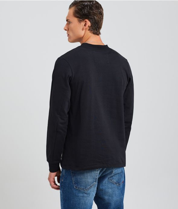 CANTO SWEATSHIRT JOGGING TOP, BLACK