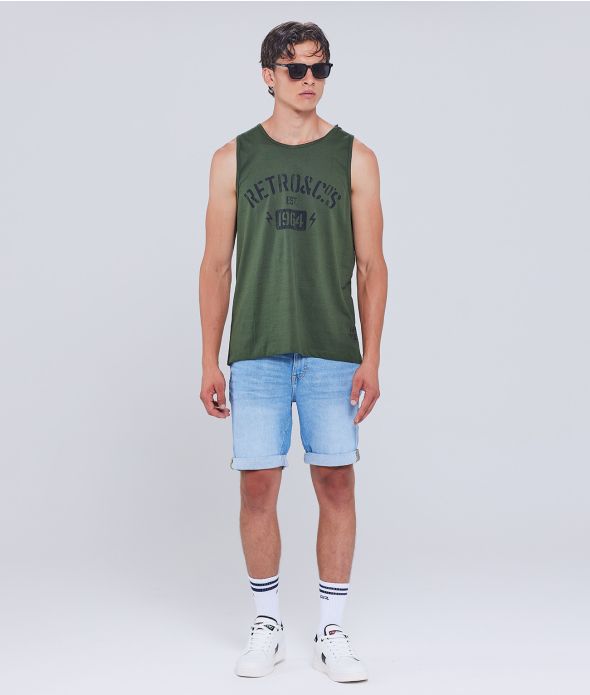 DOMICA TANK TOP, KHAKI