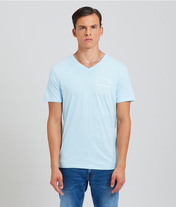 MASARI T-SHIRT, LIGHT BLUE