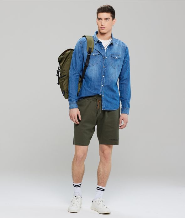 FLINDERS SHORTS JOGGING SHORT, KHAKI