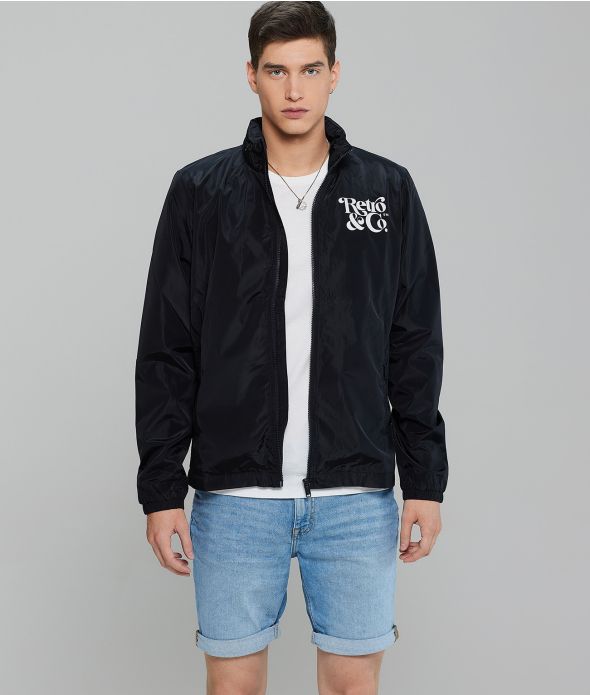 CODY WINDBREAKER JACKET, BLACK