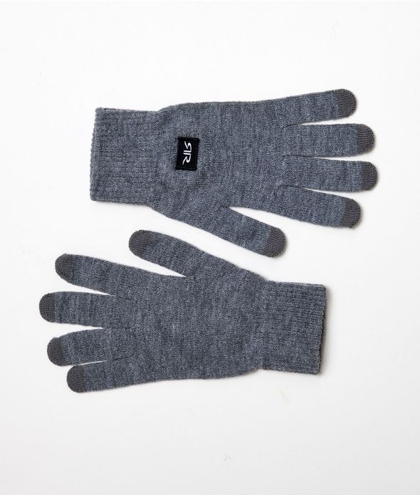 CHALMERS GLOVES GLOVES, GREY MELANGE