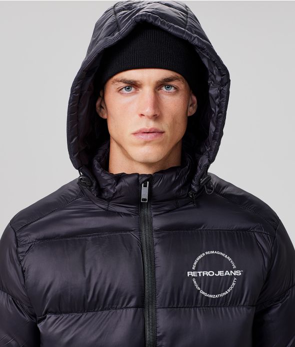 ACE FÉRFI KABÁT, FEKETE